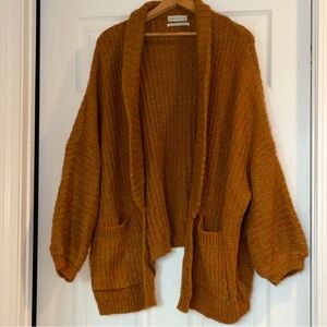 Urban Outfitters Mustard Cardigan Sweater